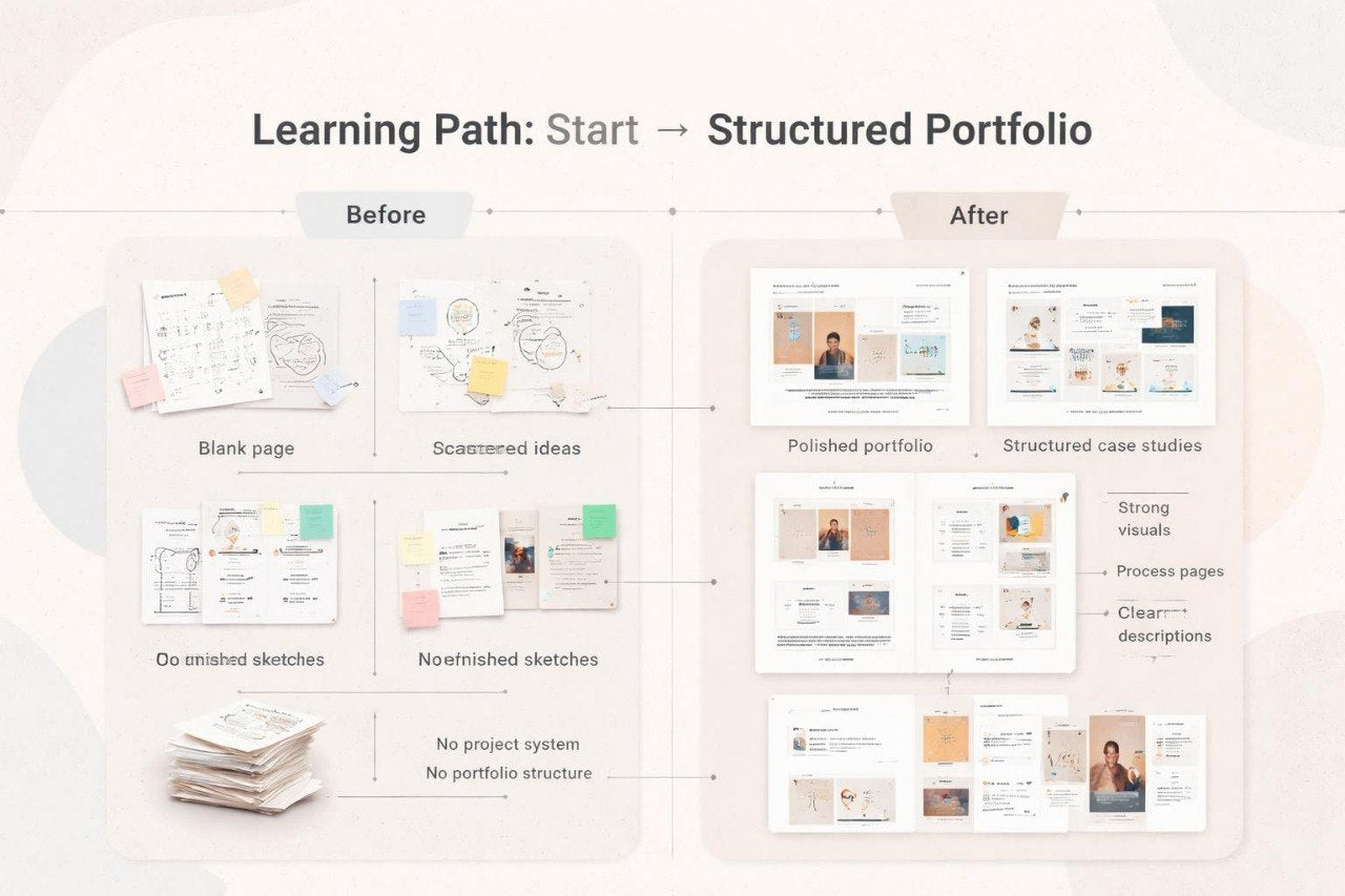 Comparison of a structured portfolio before and after using Artivona software.